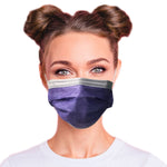 Load image into Gallery viewer, Girl wearing purple mask
